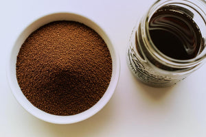 Extra coarse coffee grind for cold brew and long immersion