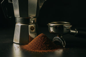 Fine grind coffee for espresso machines and moka pots